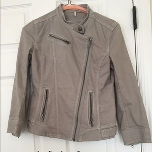 Loft asymmetrical zip jacket